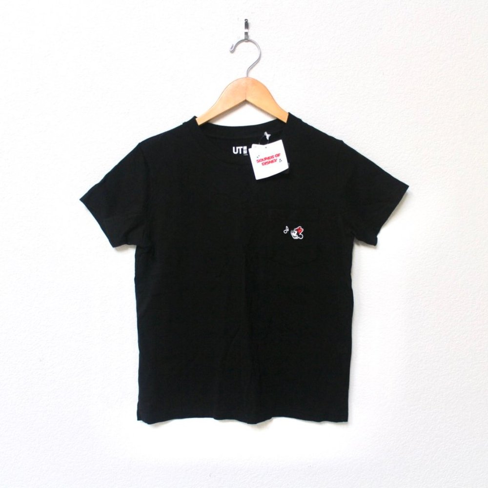 Uniqlo | Tops | Uniqlo Sound Of Disney Minnie Pocket Tee | Poshmark